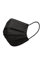 ASTM Level 2 black 3-ply earloop face mask box of 50