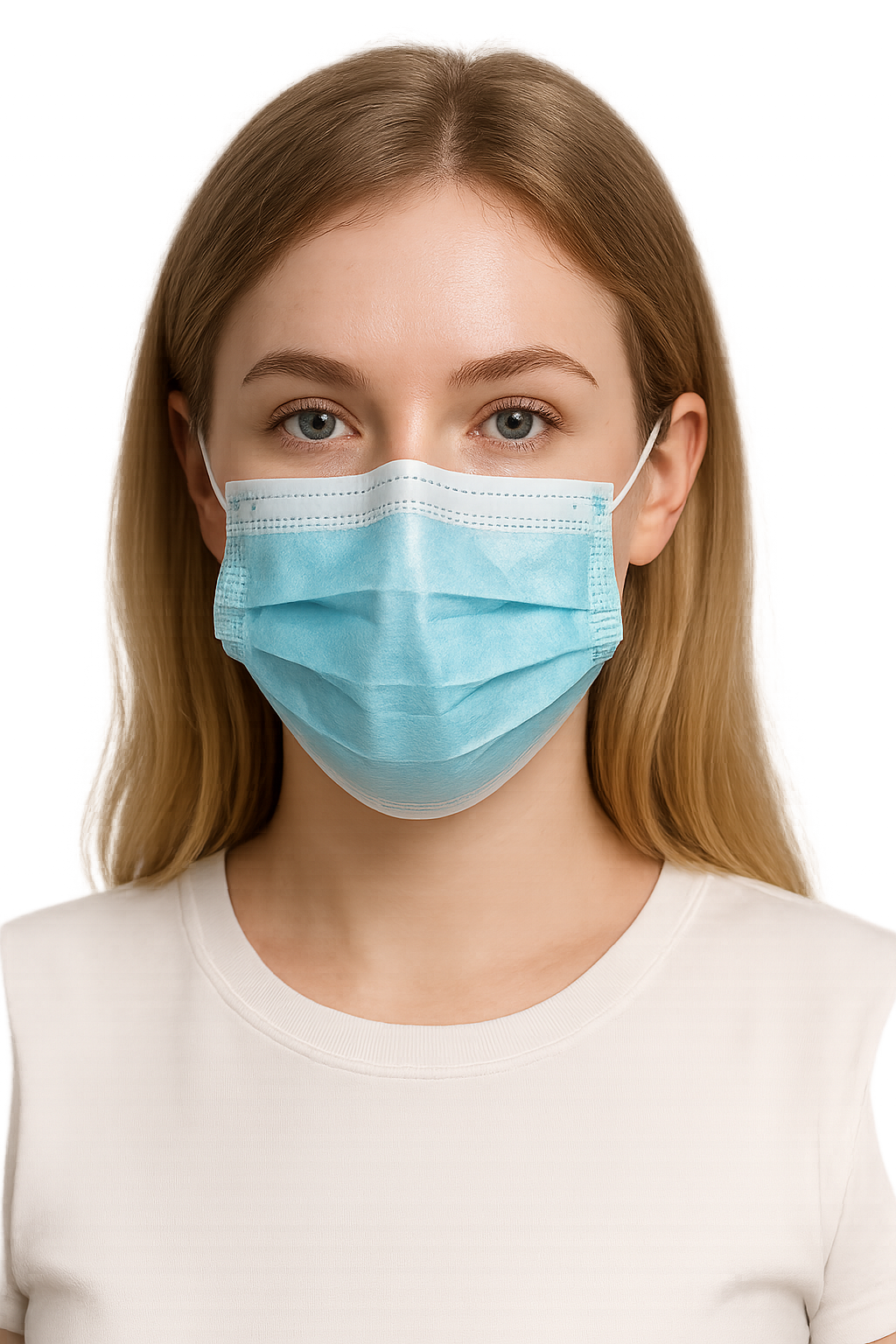 ASTM Level 3 medical face mask with elastic ear loops and adjustable nose wire