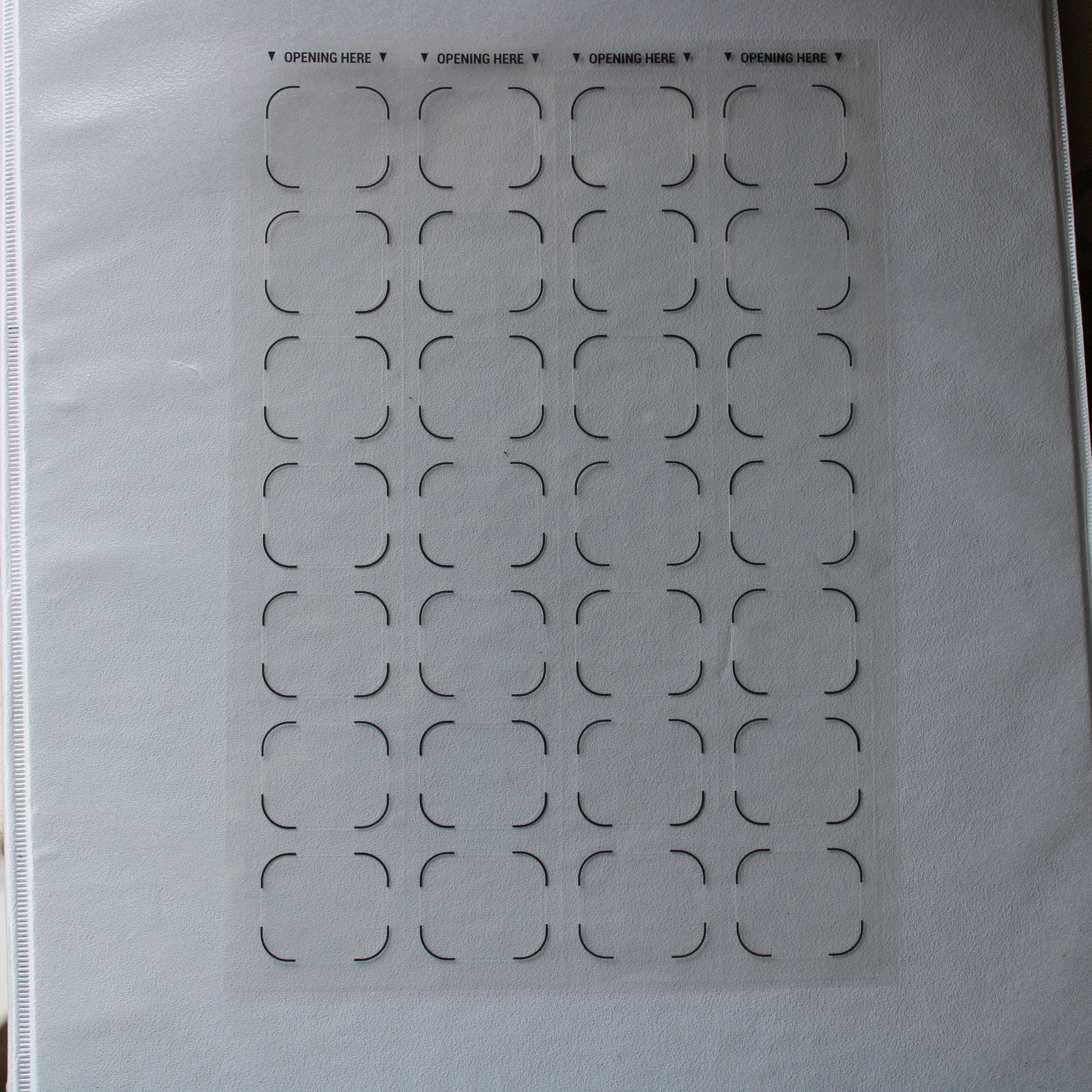 Correction labels for pharmacy blister packaging and medication labeling