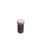 Dark container with a white lid on a white background
Push turn child-resistant prescription vials for pharmacy use
